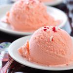 American Pink Peppermint Stick Ice Cream Dessert
