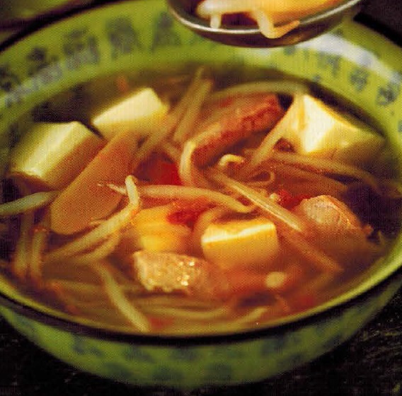 Vietnamese Bean Curd and Sprout Soup Soup