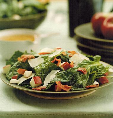 Canadian Spinach Salad With Warm Bacon Vinaigrette Appetizer