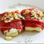 Greek Stuffed Peppers with Sheep Cheese Dessert