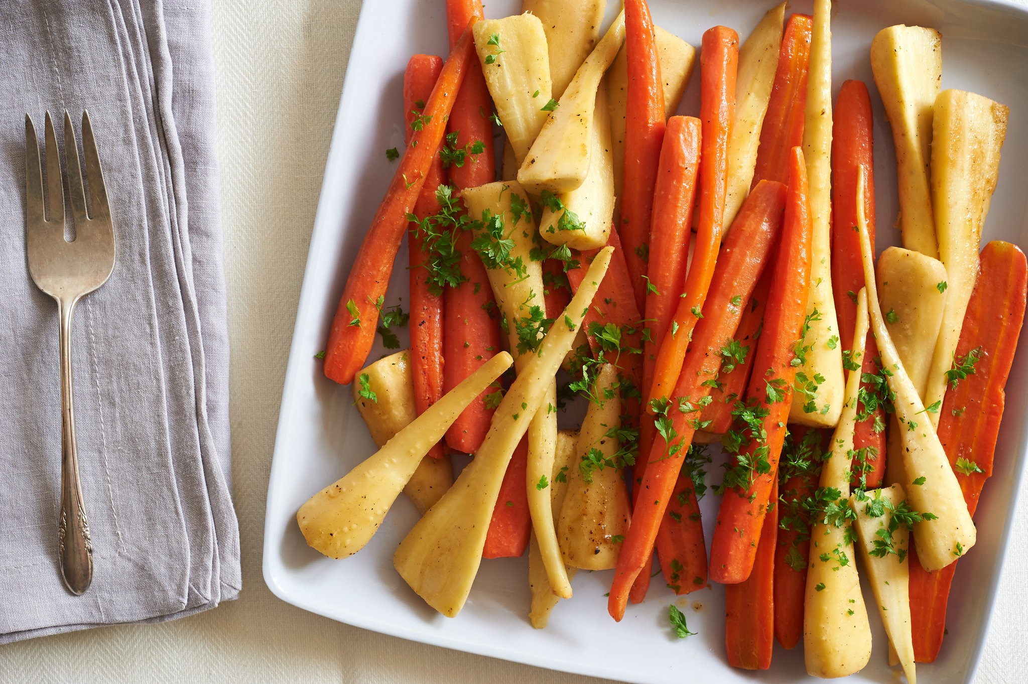 American Stovetopbraised Carrots and Parsnips Recipe Appetizer