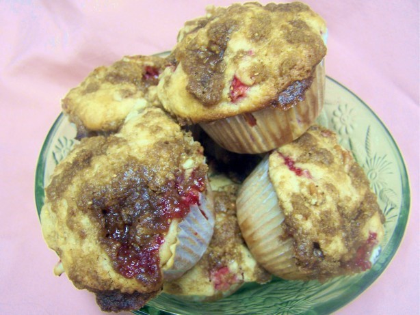 American Strawberry Lemon Muffins 2 Appetizer