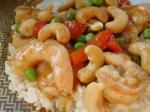 American Bevs Jazzedup Cashew Shrimp Dinner