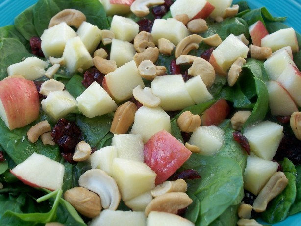 Australian Green Apple Spinach Salad Appetizer