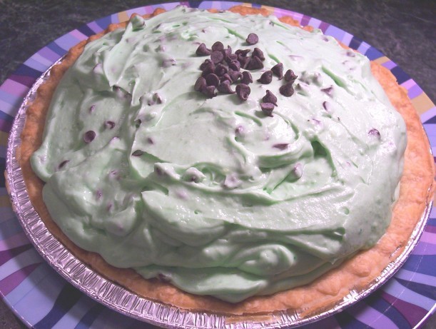 American Mint Chocolate Chip Pie 2 Dessert