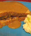 French Second Time Around  Hot Pork Sandwich With Gravy Appetizer