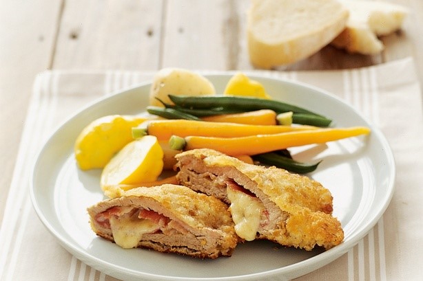 Australian Pancetta And Cheese Pocket Schnitzels Recipe Appetizer