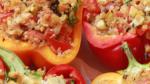 Israeli/Jewish Vegetarian Stuffed Red Bell Peppers Recipe Appetizer