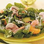 American Spinach Salad with Shrimp 3 Dinner