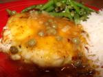 American Chicken Piccata Low Fat Dinner
