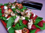 American Chicken Strawberry Salad W Goat Cheese Appetizer