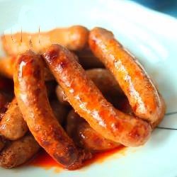 American Merguez Homemade sausages Appetizer