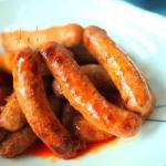 American Merguez Homemade sausages Appetizer