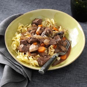 American Slowsimmering Beef Bourguignon Dinner