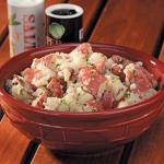 American Smashed Red Potatoes Appetizer