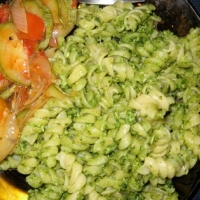 Italian Zucchini and Pesto Pasta Dinner