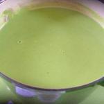 British Creamy Soup of Peas Appetizer