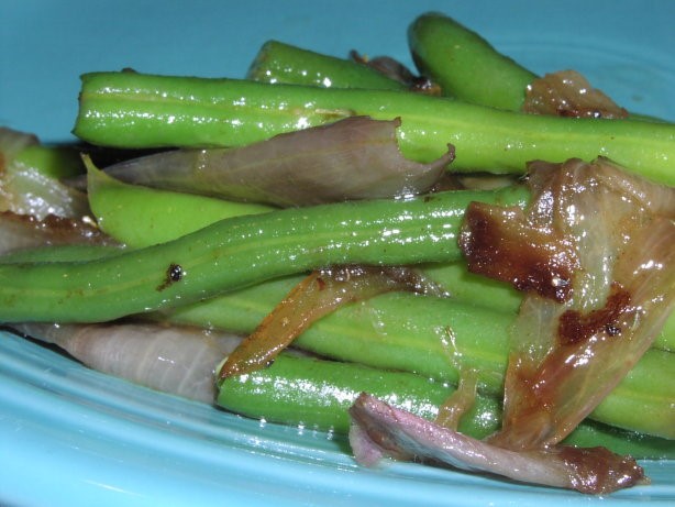 Australian Green Beans With Caramelized Shallots 1 Dinner