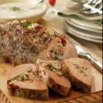 Italian Italian-stuffed Pork Tenderloin BBQ Grill