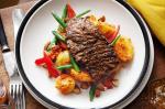 British Minute Steaks With Romesco Salad Recipe Dinner