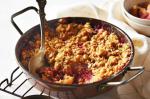 British Nofuss Rhubarb And Apple Crumble Recipe Dessert
