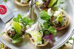 British Poached Chicken Salad Tarts Recipe Appetizer