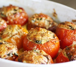 Greek Baked Greek Tomatoes Appetizer