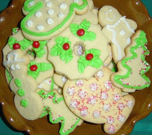 British Elaines Holiday Cut Out Sugar Cookies  Christmas Dessert