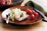 Australian Kingfish And Crushed Potatoes With Goats Cheese Recipe Appetizer