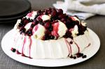 Australian Marshmallow Pavlova With Icecream And Berries Recipe Dessert
