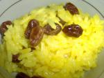 South African Geelrys yellow Rice Dessert