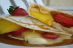 American Tropical Fruit Quesadillas Dessert