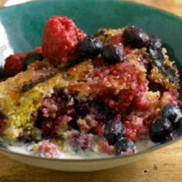 Canadian Grilled Berry Clafouti BBQ Grill