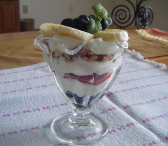 Polish Fruits Parfait Dessert