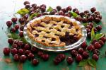 American Cherryamaretto Pie With Mixed Berry Ripple Ice Cream Recipe Dessert