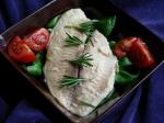 American Halibut With Garlic Dinner