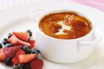 French Creme Brulee With Berries Recipe Dessert