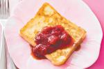 French French Toast With Strawberry Compote Recipe Breakfast