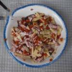 British Sausage Salad with Cheese Appetizer