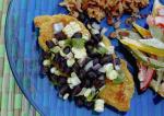 American Chicken Breasts With Cornmeal Crust and Black Bean Salsa Dinner