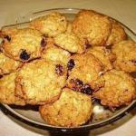 American Spicy Oatmeal and Raisins Biscuits Breakfast