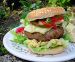 American The Towering Inferno Chilli Coconut and Coriander Pork Burger Appetizer