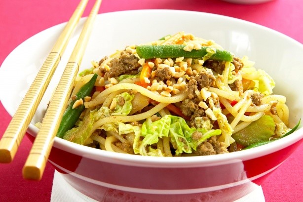 American Beef And Noodle Chow Mein Recipe Appetizer