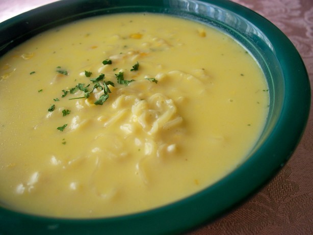 Australian Ramen Corn Chowder Appetizer