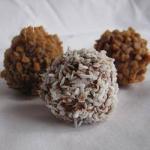 American Chocolate Truffles Made with Goat Cheese Dessert