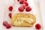 Australian Passionfruit Curd Sponge Roll Recipe Dessert