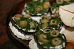 Australian Circle Eggplant With Sour Cream Appetizer