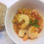 Australian Stew of Chick Peas and Shrimp Appetizer