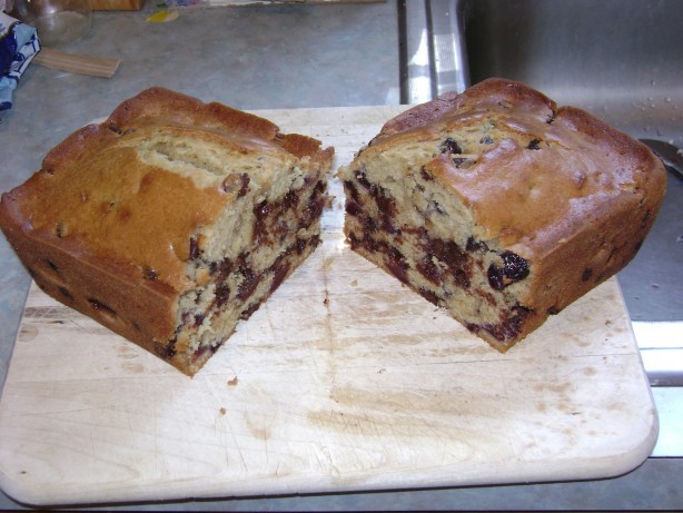 American Cherry Chocolate Chip Bread Dessert