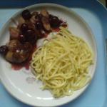 American Duck Breast with Cherries and Mint BBQ Grill